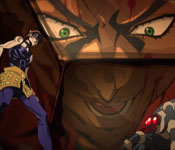 narancia in a bottle with a spider